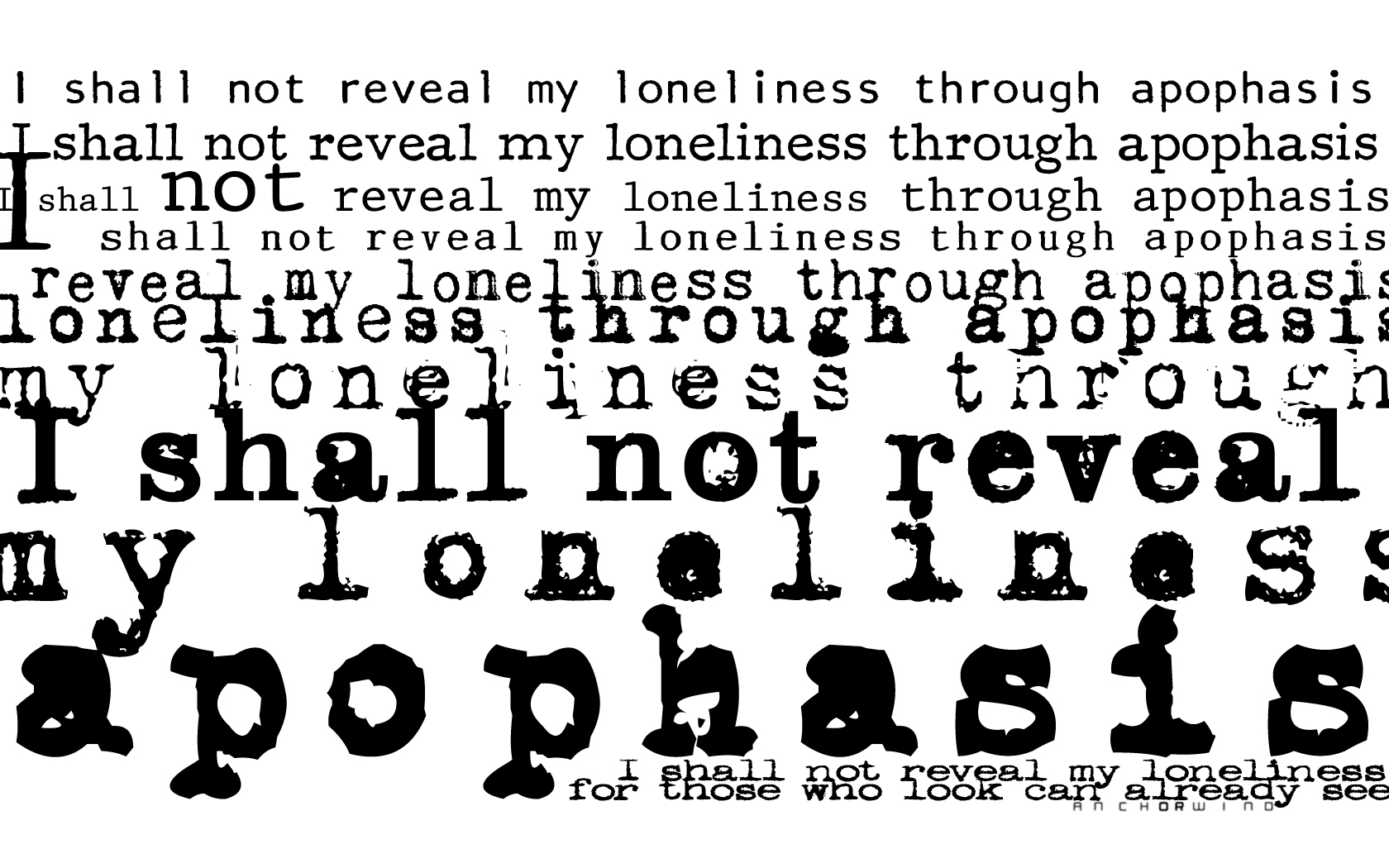 Alone 222 | Apophasis