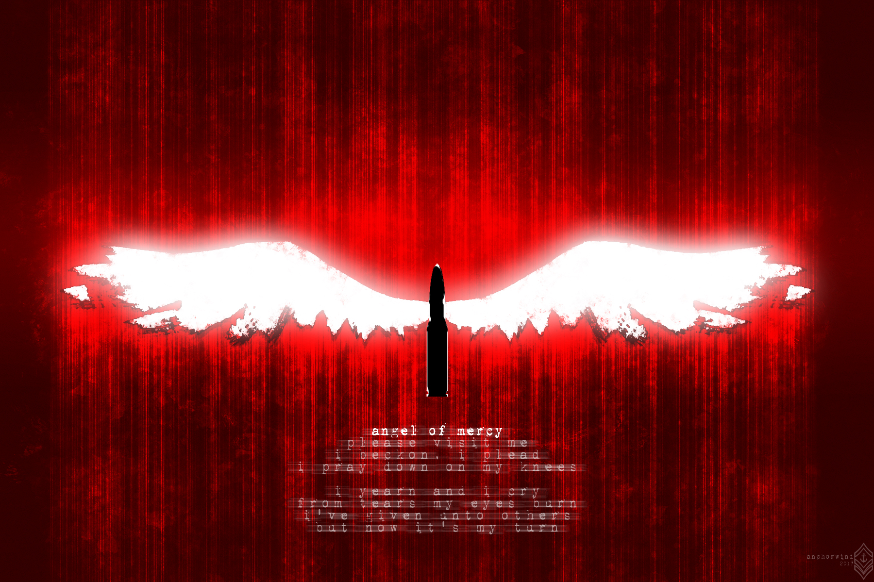 AngelofMercy:A Digital Art piece by Anchorwind, a disabled OIF/OEF Veteran artist, writer, and audio tinkerer.