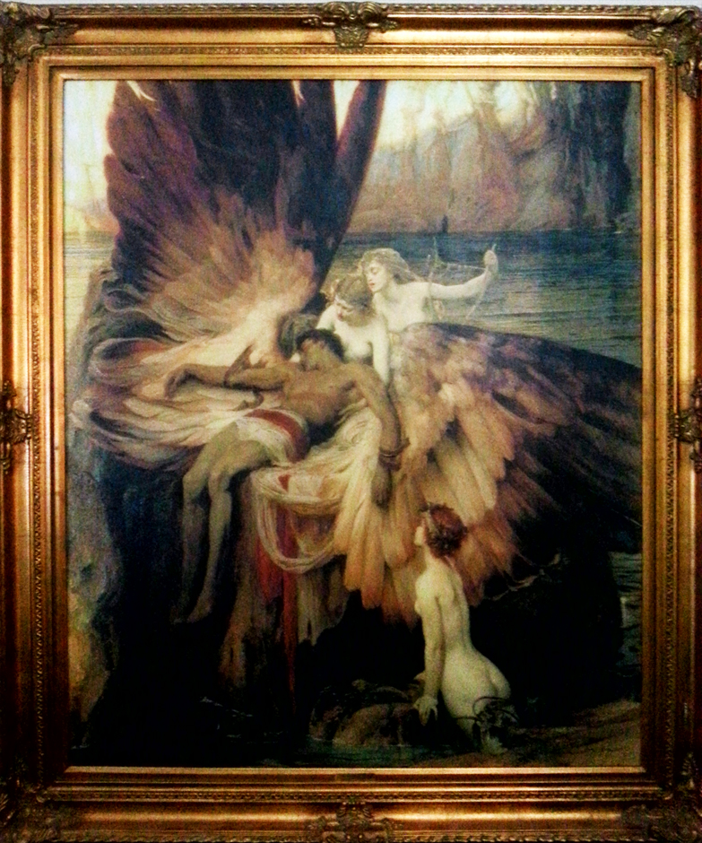 Lament of Icarus, Oil Painting, Herbert James Draper